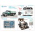 1/43 ZIL-130 family Interior Details on 3D Decal (AVD) with 3D Resin parts