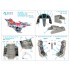 1/48 Dassault Rafale C/M Interior Details on 3D Decal (Revell) with parts