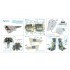 1/48 F-14B Interior 3D Decal for conversion for F-14D Tamiya (with 3D-printed resin)
