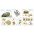 1/48 Kubelwagen Type 82 Interior 3D Decal for Tamiya kits (with 3D-printed resin parts)