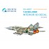1/48 MiG-25BM Interior 3D Decal for ICM kits (with 3D-printed resin parts)