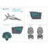 1/48 MiG-25RB/MiG-25RBT Interior 3D Decal for ICM kits (with 3D-printed resin parts)