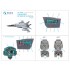 1/48 MiG-25PD Interior 3D Decal for ICM kits (with 3D-printed resin parts)