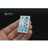 1/48 MiG-21SM Fishbed-J Interior Details on 3D Decal (Eduard) with parts