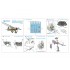 1/48 Westland Lysander Mk.I Interior 3D Decal for Airfix (with 3D-printed resin)