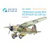 1/48 Westland Lysander Mk.III Interior 3D Decal for Airfix (with 3D-printed resin)