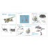 1/48 Westland Lysander Mk.III Interior 3D Decal for Airfix (with 3D-printed resin)