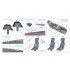 1/48 L-39C Interior Details on 3D Decal (Trumpeter)with 3D Resin parts