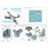 1/48 Fairey Barracuda Pilot's Cockpit Interior 3D Decal (Trumpeter) with parts