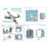 1/48 Fairey Barracuda Gunner Station Interior 3D Decal (Trumpeter) with parts