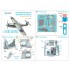1/48 Fairey Barracuda Observer Station Interior 3D Decal (Trumpeter) with parts