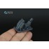 1/48 AV-8B Harrier II Plus Interior Details on 3D Decal (UMa) with parts