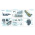 1/48 AV-8B Harrier II Plus Interior Details on 3D Decal (UMa) with parts