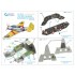 1/48 TBD-1 Devastator Interior 3D Decal and Resin Parts for GWH