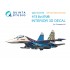 1/72 Su-27UB Interior 3D Decal for Trumpeter kits (with 3D-printed resin part)