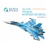 1/72 Su-33 Interior 3D Decal for Trumpeter kits (with 3D-printed resin part)