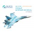 1/72 Su-27 Interior 3D Decal for Trumpeter kits (with 3D-printed resin part)