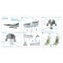 1/72 Mirage 2000D Interior Details on 3D Decal (Modelsvit) with 3D Resin parts