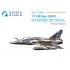 1/72 Mirage 2000D Interior Details on 3D Decal (Dream Model) with parts
