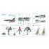 1/72 Mirage 2000D Interior Details on 3D Decal (Dream Model) with parts