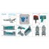 1/72 MiG-21MF (Moscow plant) Interior Details on 3D Decal (Eduard) with parts