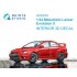 1/24 Mitsubishi Lancer Evolution X Interior 3D Decal for Aoshima