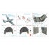 1/24 Bf 109G-5/Bf 109G-6 Interior Details on 3D Decal (Airfix)