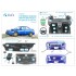 1/24 Subaru Impreza WRX STi GDB Bugeye Interior 3D Decal for Tamiya