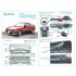 1/24 Honda Ballade CR-X Interior 3D Decal for Tamiya