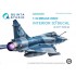 1/32 Mirage 2000C Interior Detail Set (on decal paper) for Kitty Hawk Kit