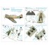1/32 Hawker Hurricane Mk.IIb Interior Parts (3D decal) for Revell kits