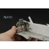 1/32 SBD-2 Dauntless Pilot's Cockpit Interior Details on 3D Decal (Trumpeter)