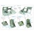 1/32 A-20J/A-20K Havoc/Boston IV Interior 3D Decal for HK Models