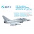 1/32 Eurofighter Typhoon Twin-Seater Canopy Framing Set for Trumpeter