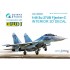 1/48 Su-27Ub Interior Detail Set (on decal paper) for Great Wall Hobby Kits
