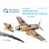 1/48 Bf 109F-2/F-4 Interior Detail Set (on decal paper) for Eduard Kit