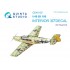 1/48 Bf108 3D-Printed & Coloured Interior on Decal Paper for Eduard kits