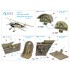 1/48 Arado Ar 68 E/F Interior Detail Parts for Roden kits