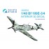 1/48 Bf 109E-3/4 Interior 3D Decal for HobbyBoss kits
