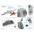 1/48 Boeing B-17G Interior 3D Decal for HK models