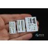 1/48 P-40E Wtarhawk Interior 3D Decal for Eduard kits