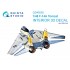 1/48 F-14A Tomcat Interior Details 3D Decal for GWH Kit