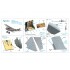 1/48 Fokker D.VII Interior Details on 3D Decal (Eduard)