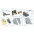 1/48 Fokker D.VII Interior Details on 3D Decal (Eduard)