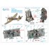 1/48 P-47D Thunderbolt Razorback Interior Details on 3D Decal (Miniart)
