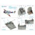 1/48 Nakajima Ki-44 Interior Details on 3D Decal (Hasegawa)