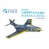 1/48 F9F-8 Cougar Interior Details on 3D Decal (Kitty Hawk)