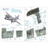 1/48 B-26F/B-26G Marauder Interior 3D Decal for ICM