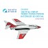1/48 TF-9J/F9F-8T Twin Cougar/Twogar Interior 3D Decal for Kitty Hawk