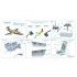 1/72 Blackburn Buccanneer S.2B Early Interior 3D Decal for Airfix kits